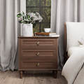 Vintage Nightstand with Backguard