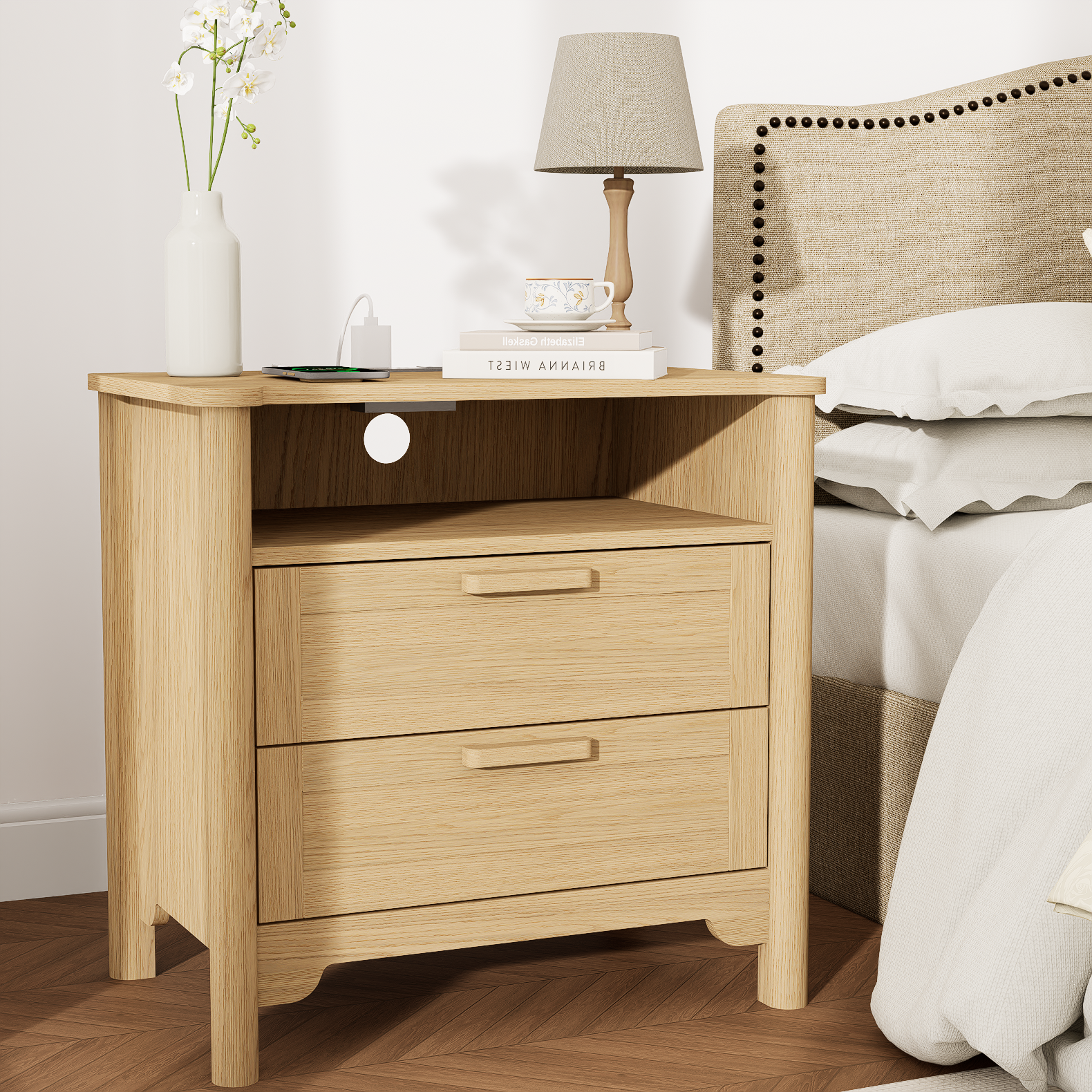 Modern Wooden Nightstand