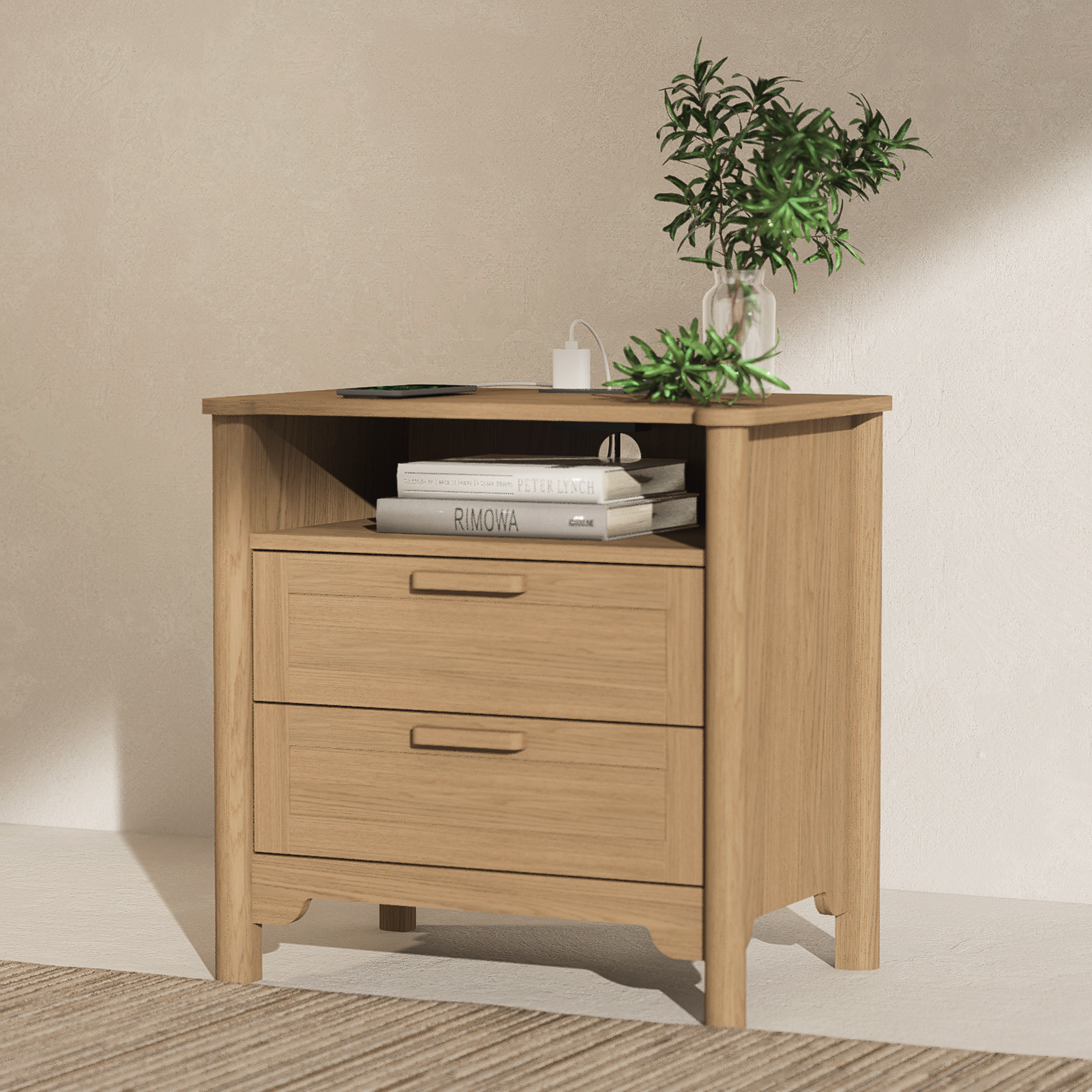 Modern Wooden Nightstand