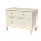Patina Wide 3-Drawer Nightstand with Charging (28.5")