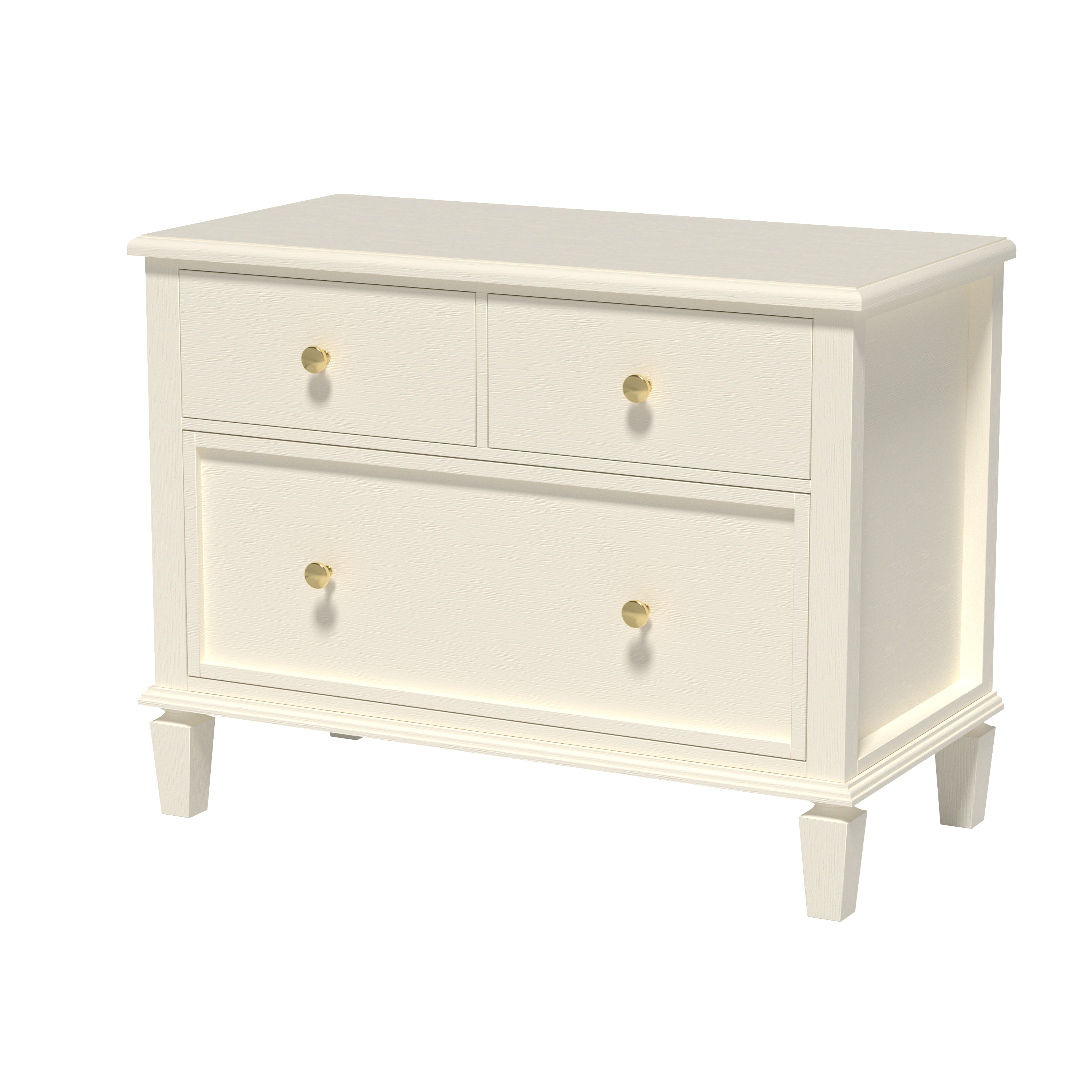 Patina Wide 3-Drawer Nightstand with Charging (28.5")