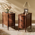 Curved Front Vintage Bedside Table