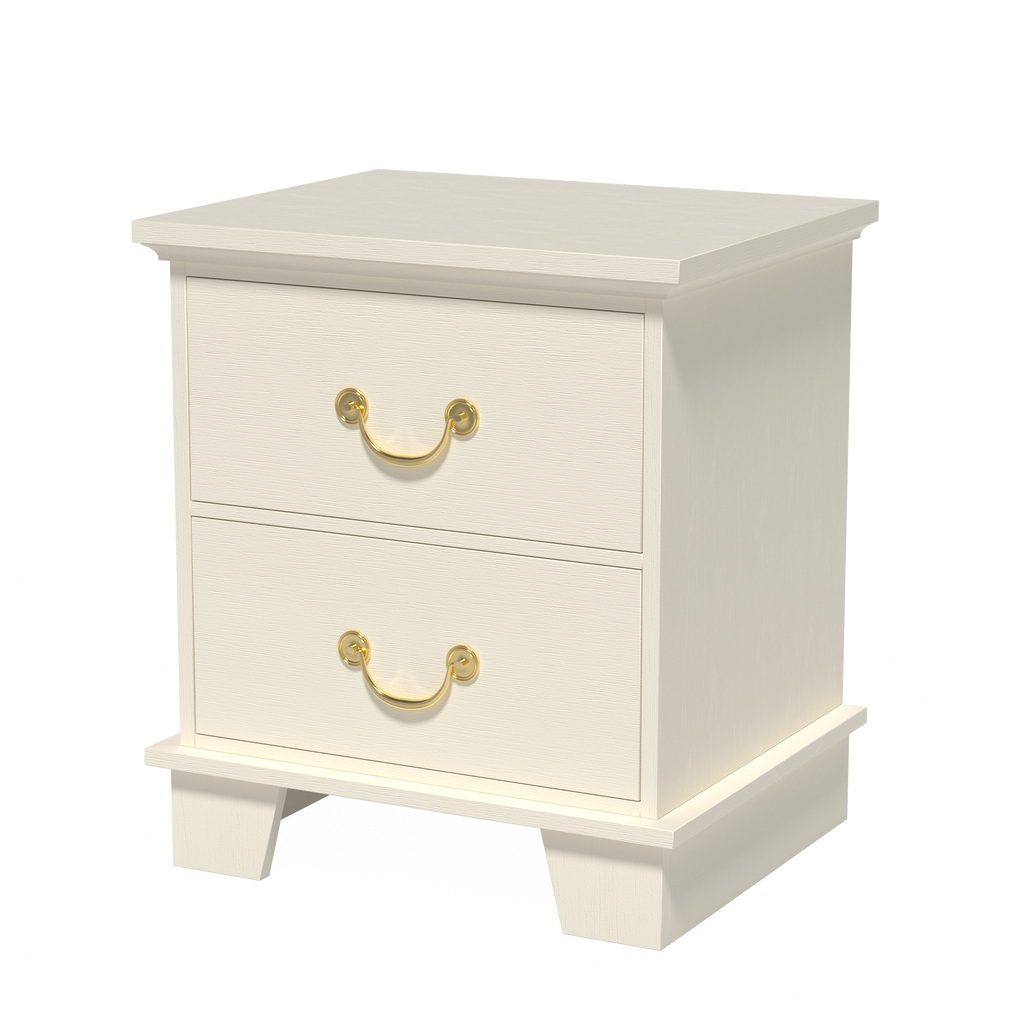 Ember Farmhouse 2-Drawer Nightstand (25.7")