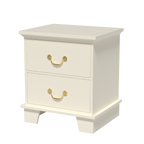 Ember Farmhouse 2-Drawer Nightstand (25.7")