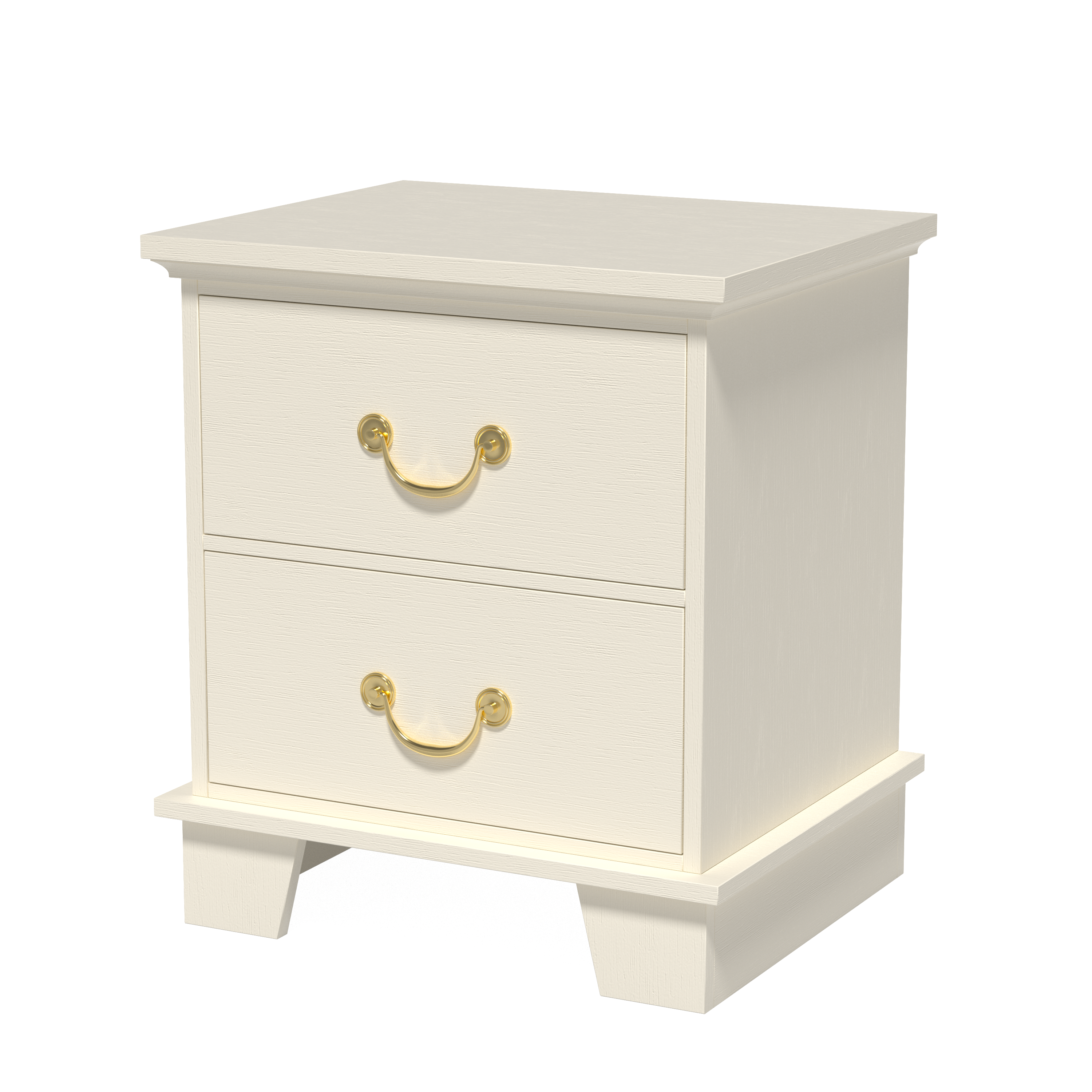 Ember Farmhouse 2-Drawer Nightstand (25.7")