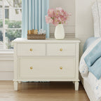 Patina Wide 3-Drawer Nightstand with Charging (28.5")