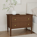Lumière Antique 2-Drawer Nightstand with Charging