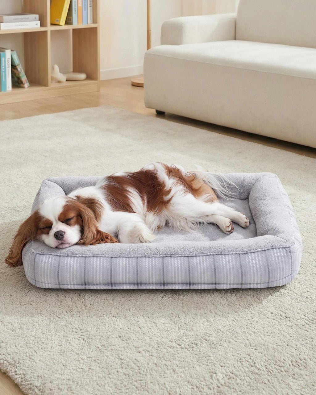 KSIIA Orthopedic Large Sized Dog Bed – Waterproof Washable Pet Sofa with Bolster Sides, Non-Slip Bottom (Multiple Sizes)