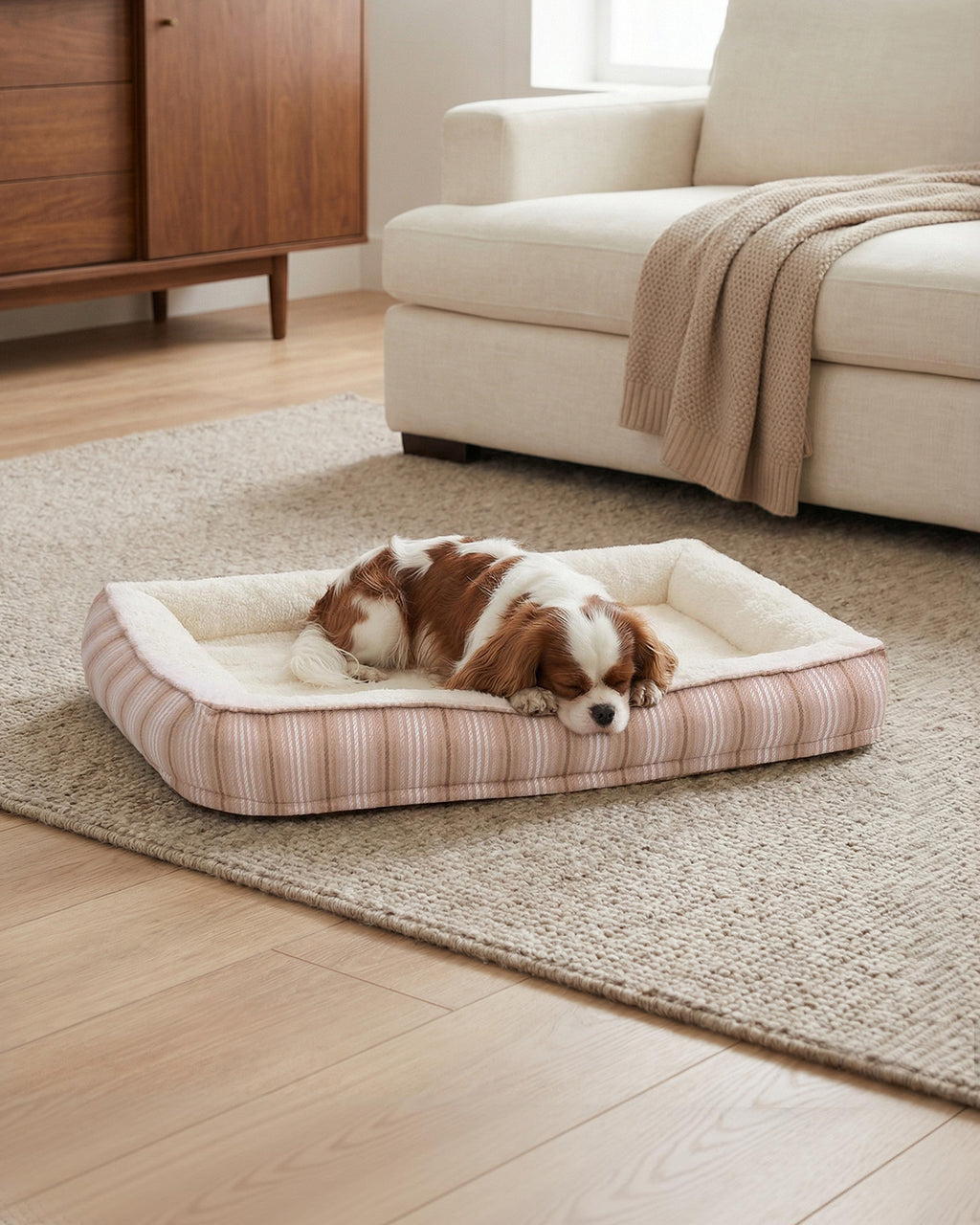 KSIIA Orthopedic Large Sized Dog Bed – Waterproof Washable Pet Sofa with Bolster Sides, Non-Slip Bottom (Multiple Sizes)