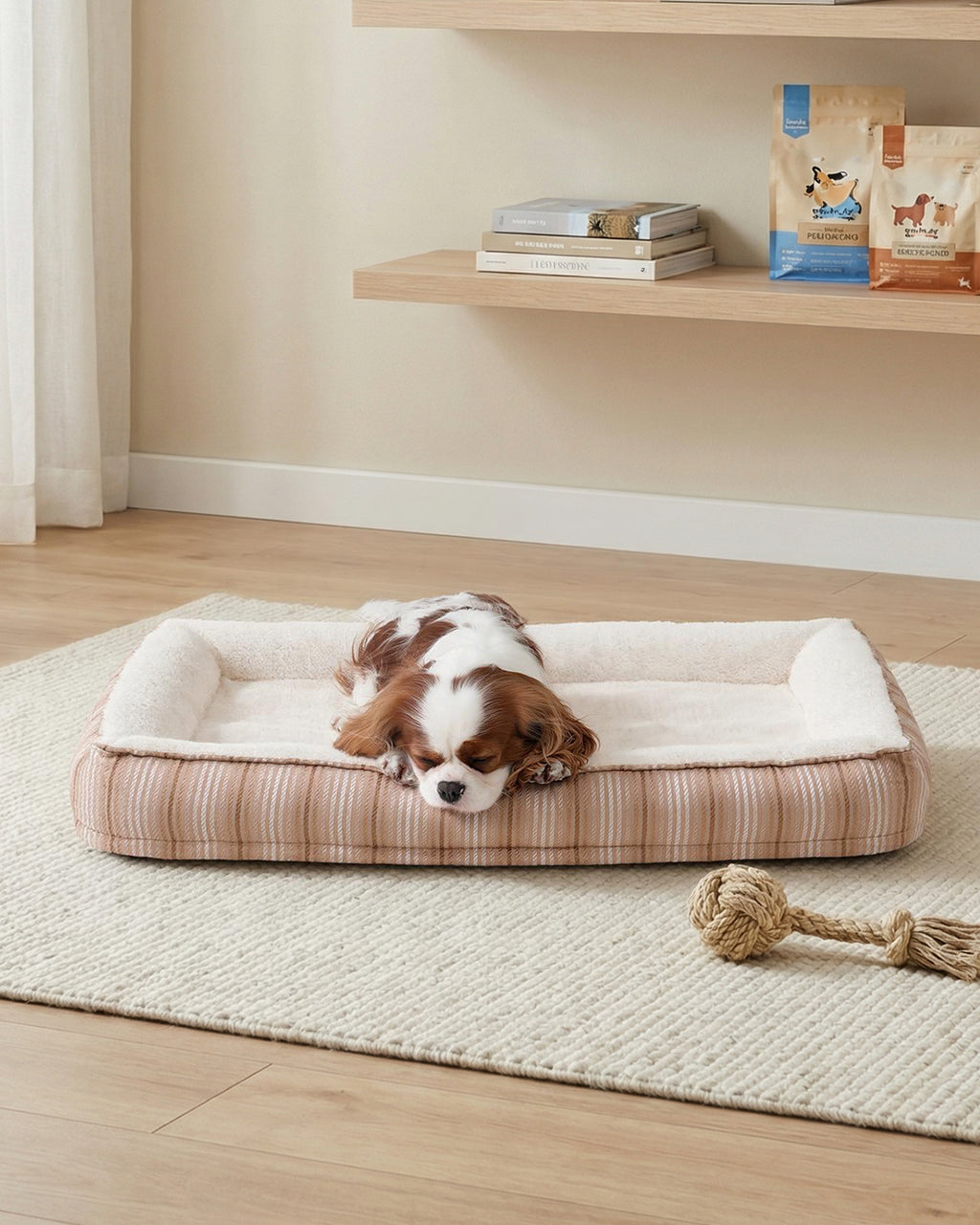 KSIIA Orthopedic Large Sized Dog Bed – Waterproof Washable Pet Sofa with Bolster Sides, Non-Slip Bottom (Multiple Sizes)