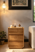 Solid Wood Bedside Table