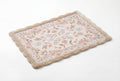 Large Dog Bed - Retro Boho Floral, Washable Cover, Crate & Home Use