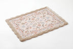 Large Dog Bed - Retro Boho Floral, Washable Cover, Crate & Home Use