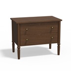 Lumière Antique 2-Drawer Nightstand with Charging