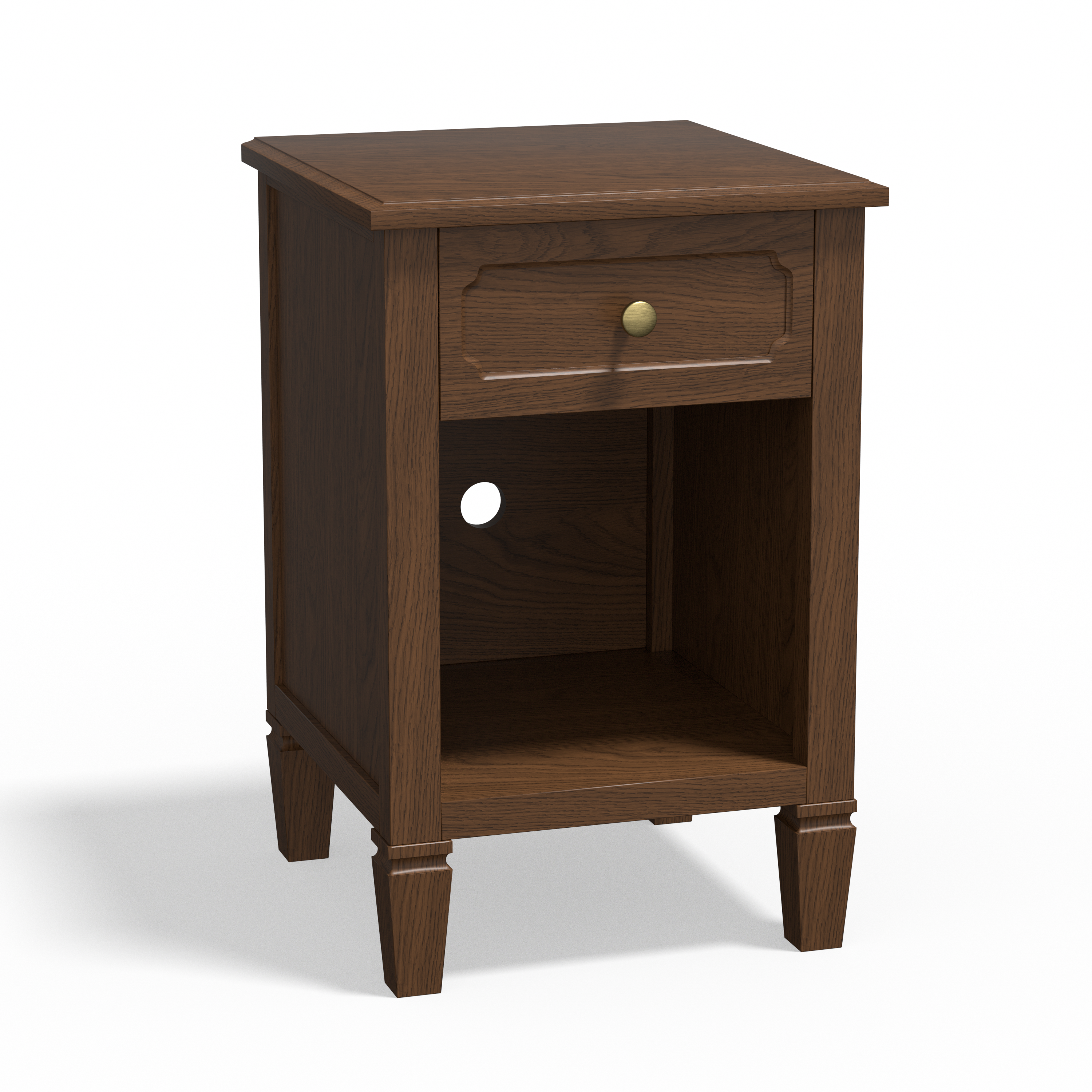 Loom Mini 1-Drawer Nightstand with Charging