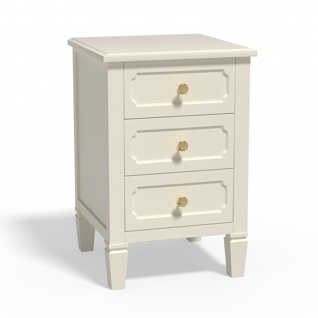 Loom 3-Drawer Nightstand with Charging