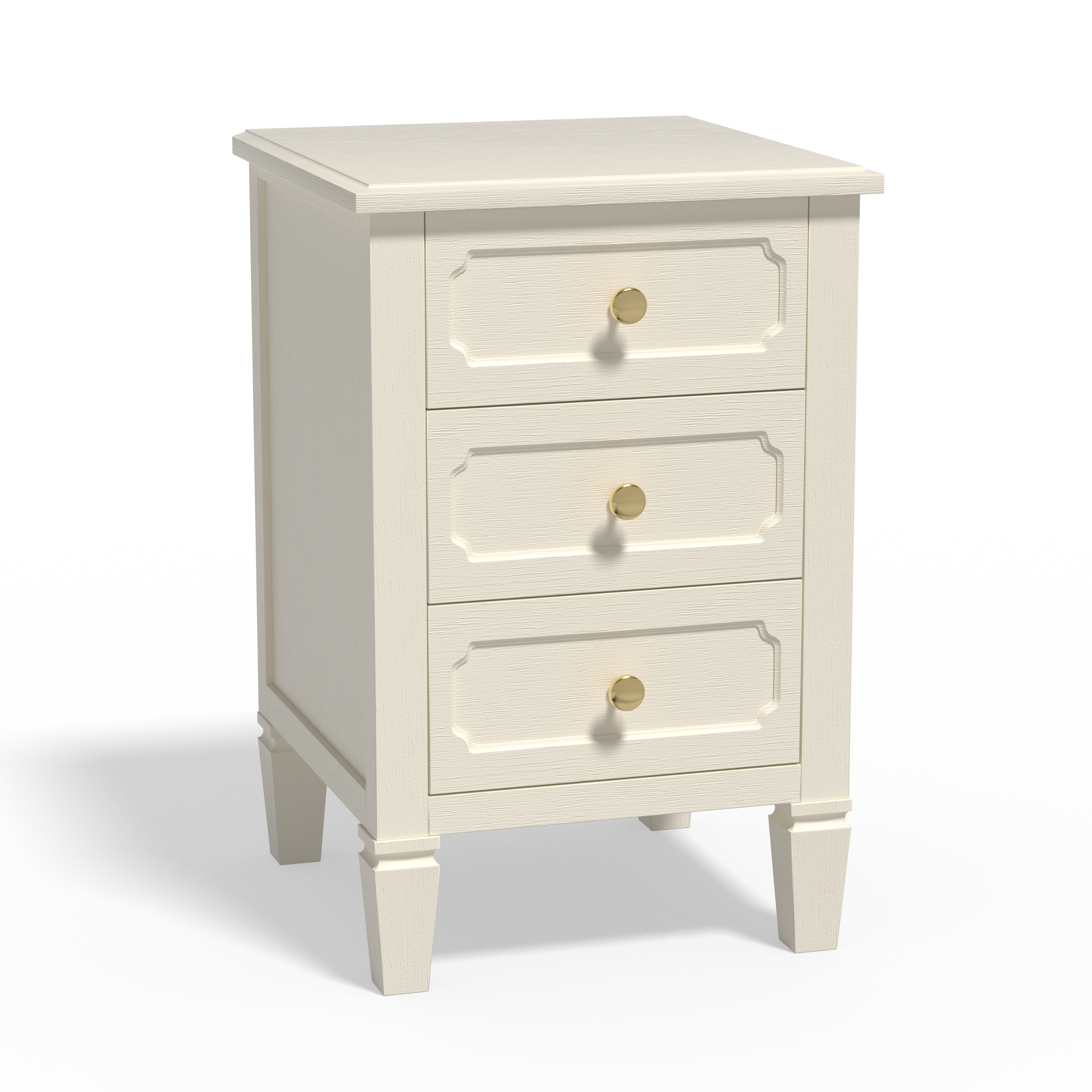 Loom 3-Drawer Nightstand with Charging