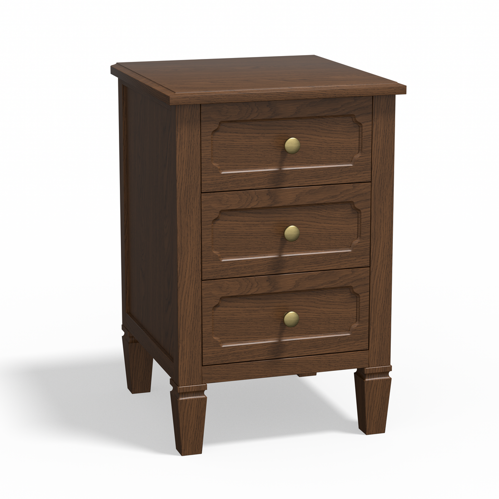 Loom 3-Drawer Nightstand with Charging