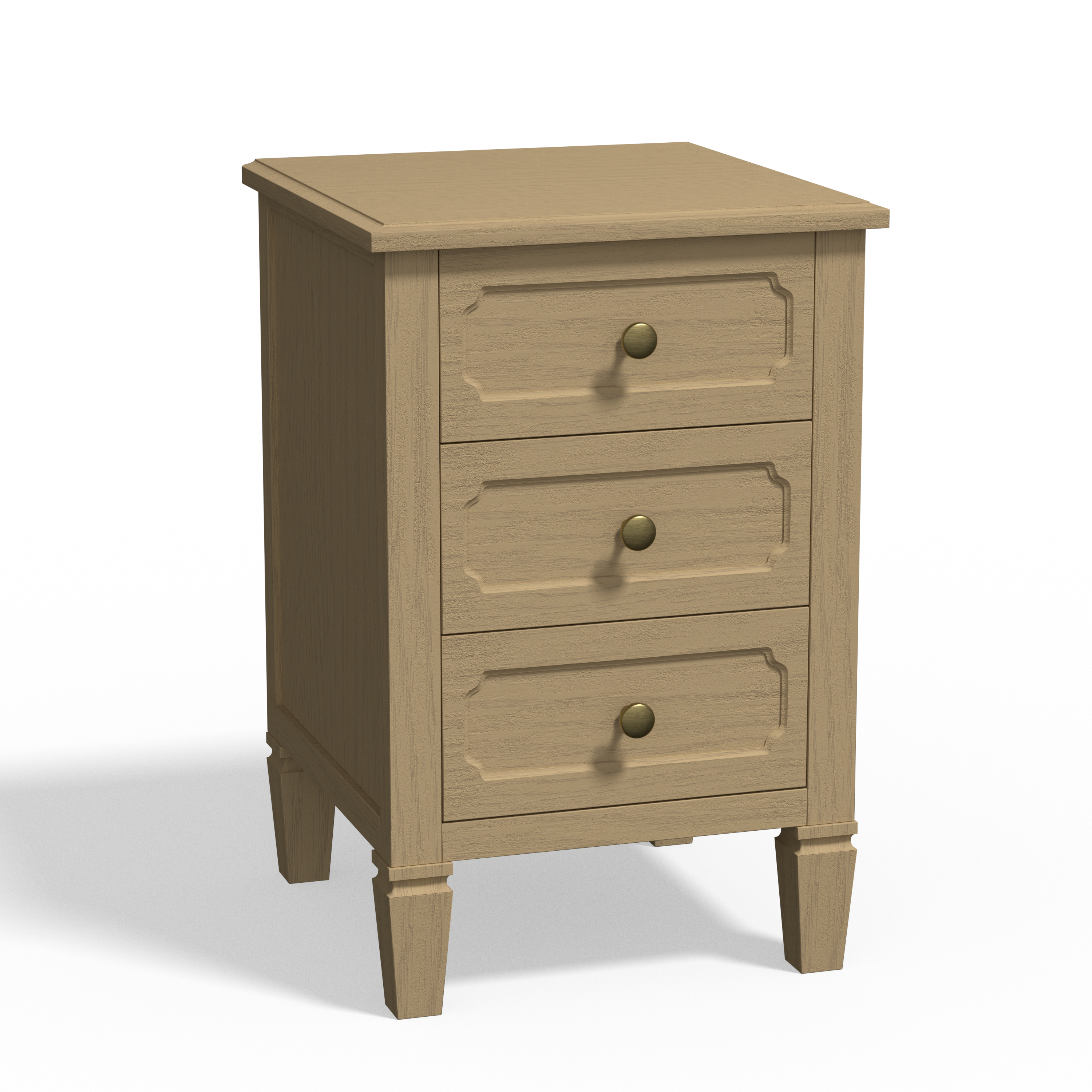Loom 3-Drawer Nightstand with Charging