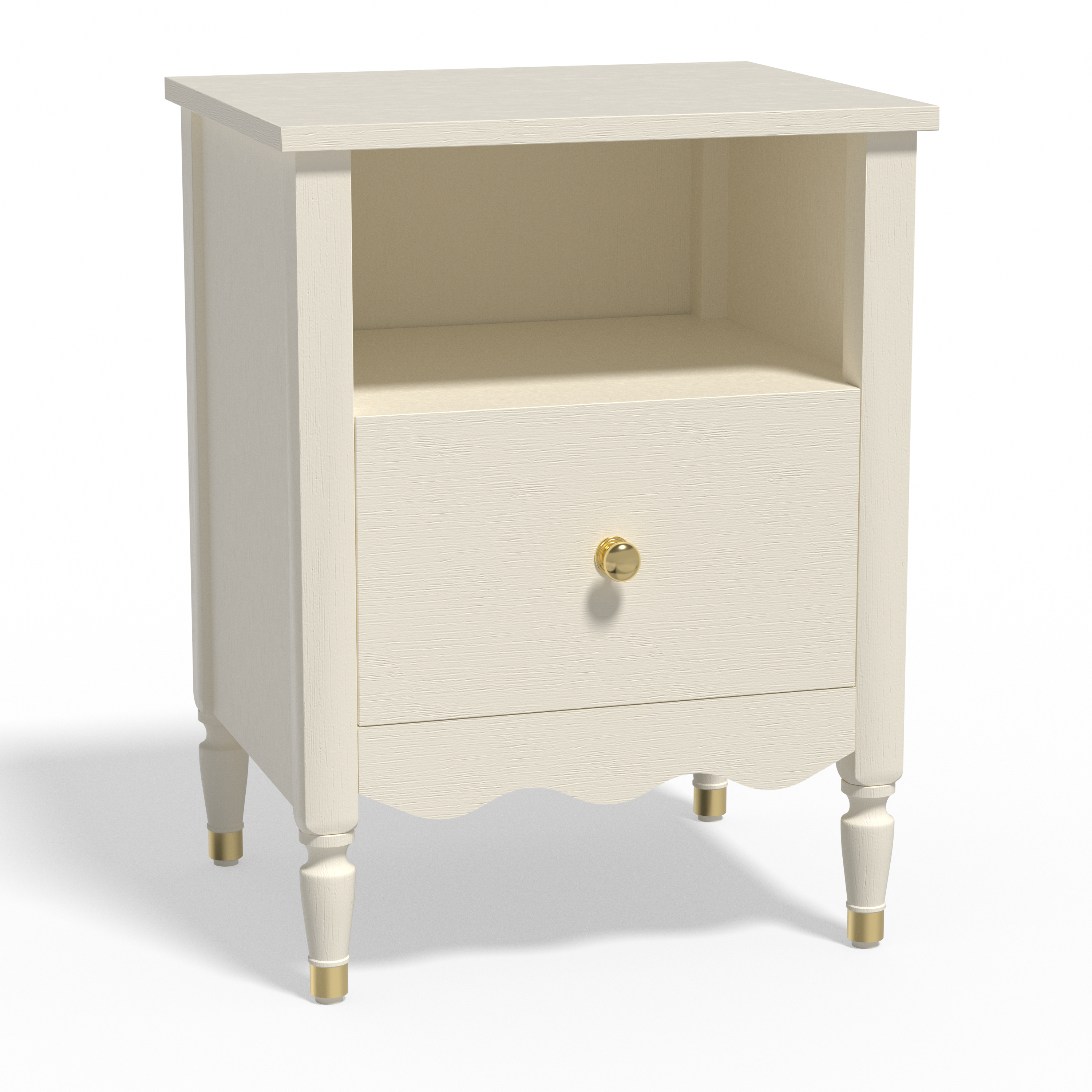 Ridge Antique Nightstand with Charging