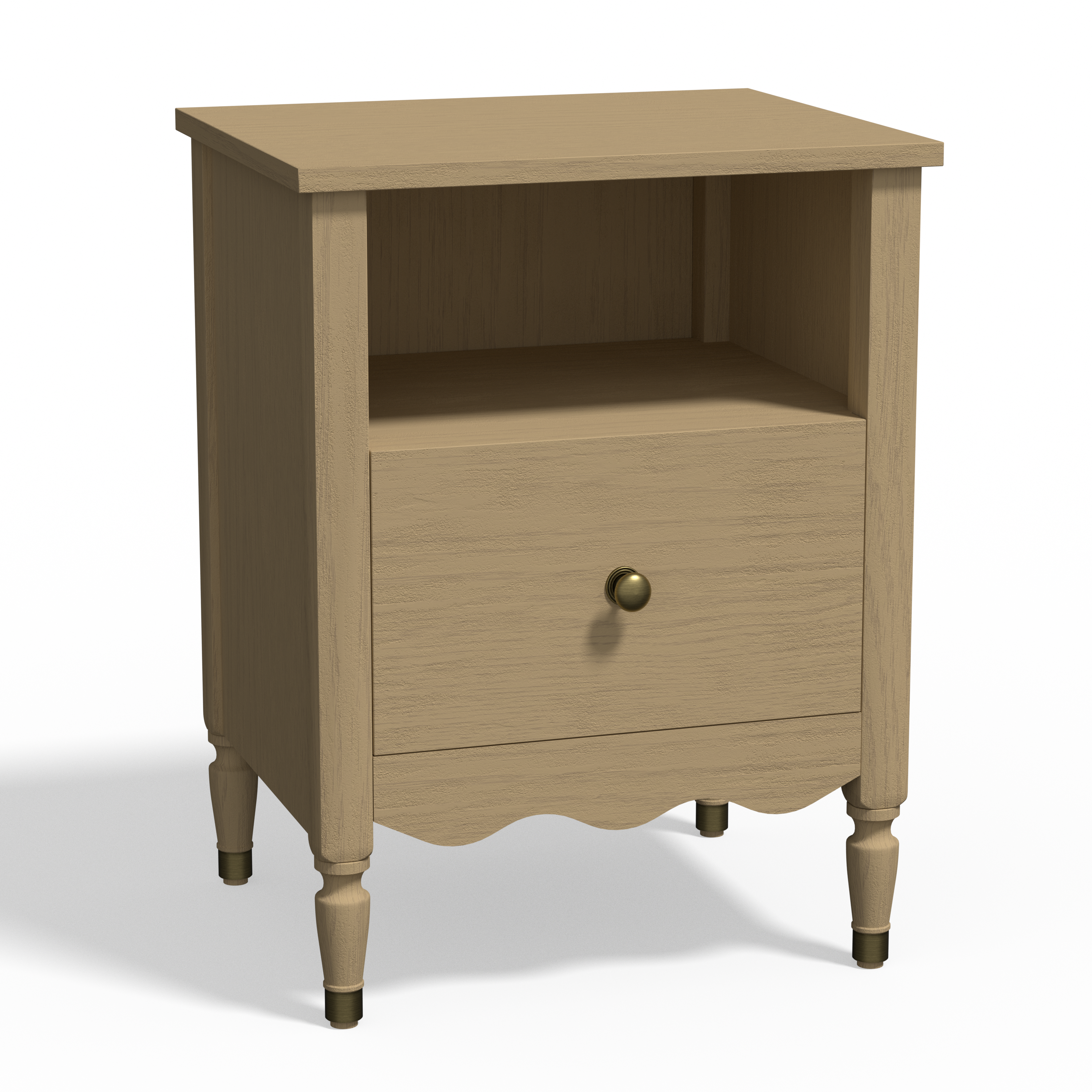 Ridge Antique Nightstand with Charging