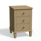 Patina Mini 3-Drawer Nightstand (19”)