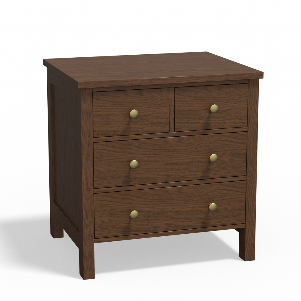 Relic Nook Farmhouse 4-Drawer Nightstand (28.5")