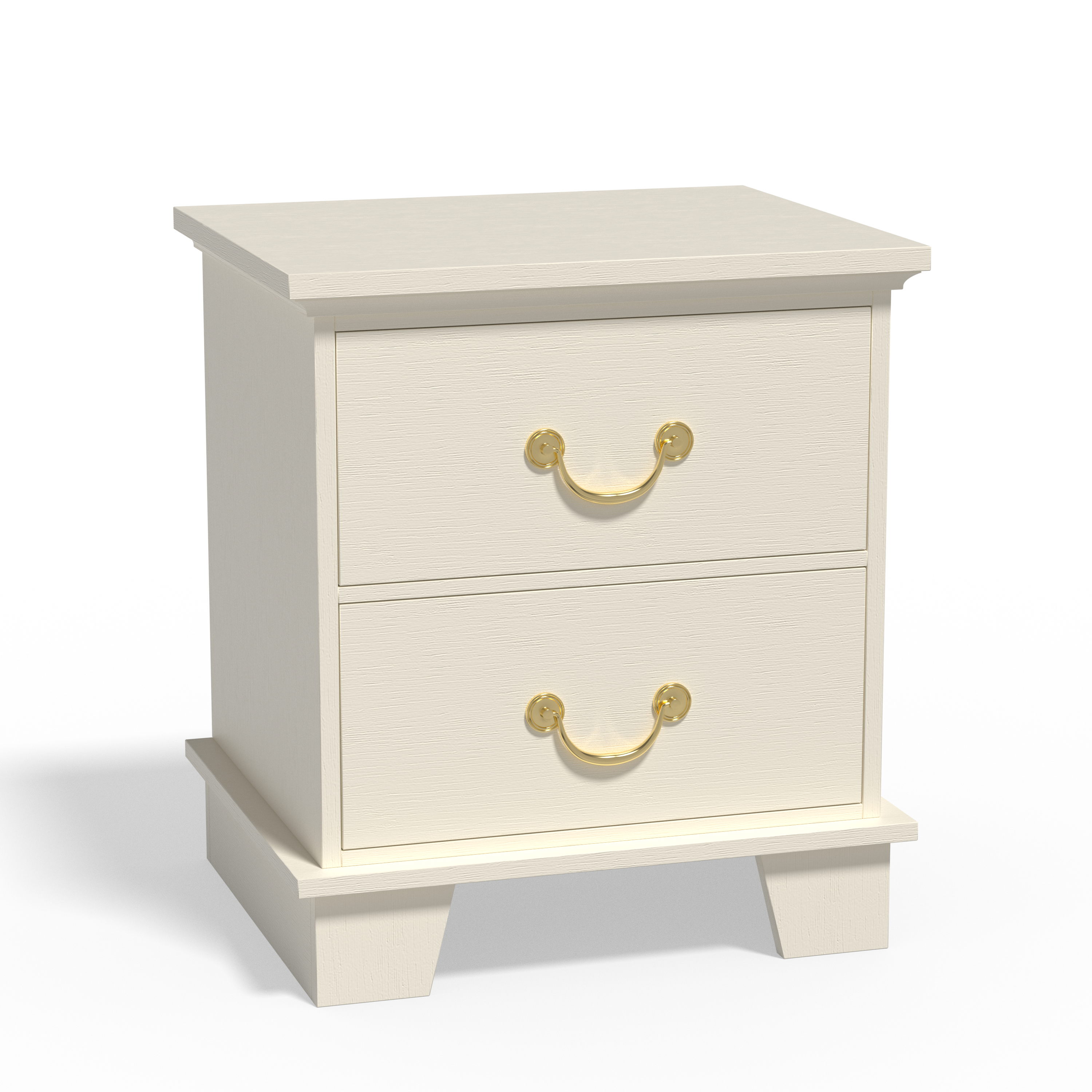 Ember Farmhouse 2-Drawer Nightstand (25.7")