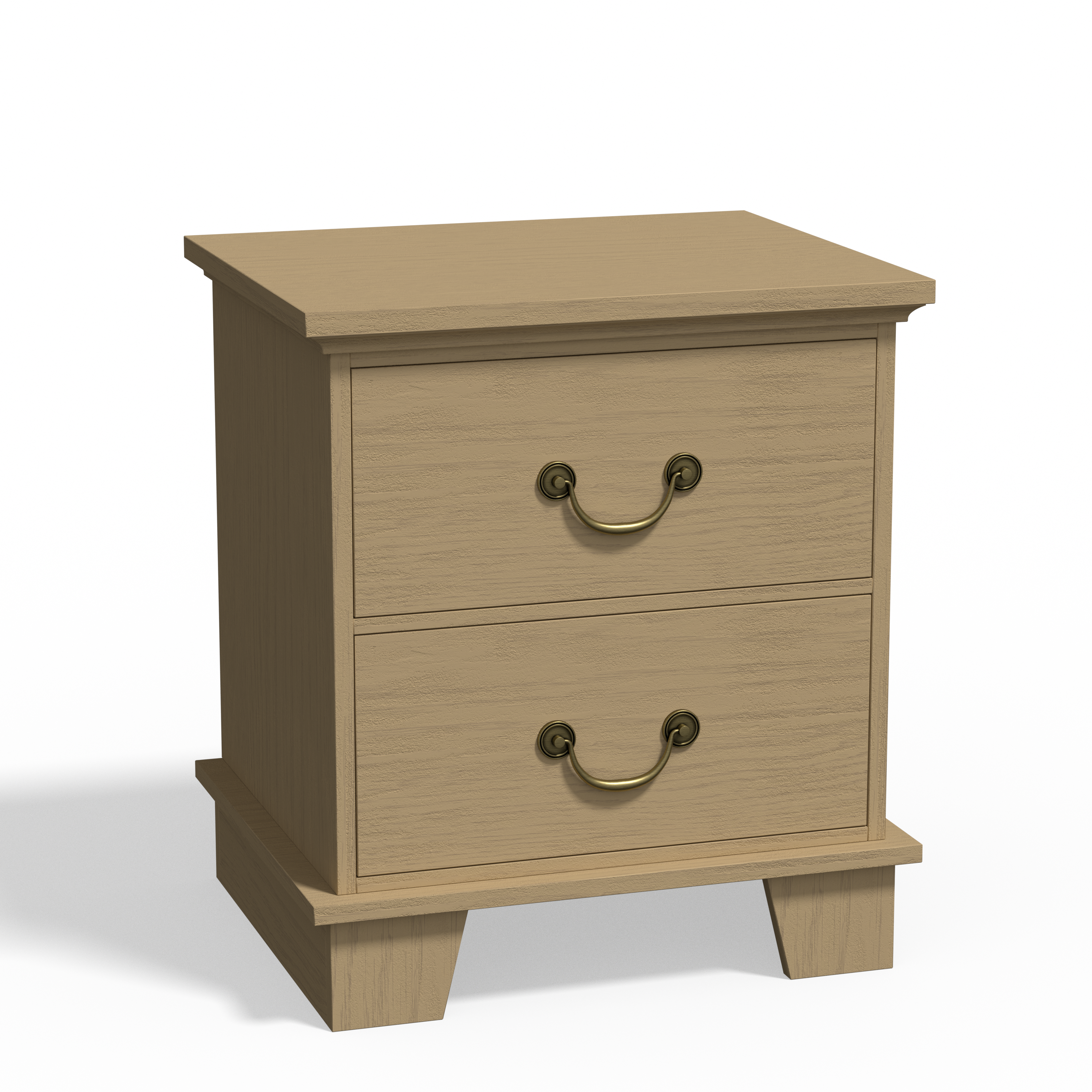 Ember Farmhouse 2-Drawer Nightstand (25.7")