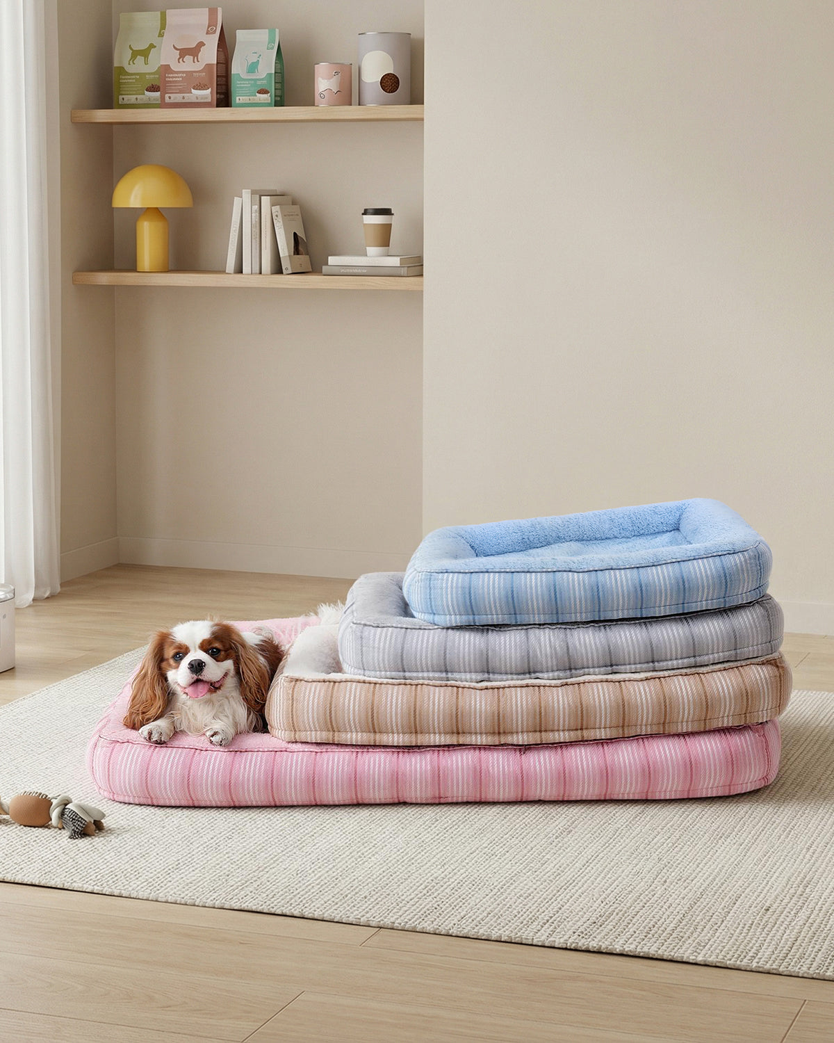 KSIIA Orthopedic Large Sized Dog Bed – Waterproof Washable Pet Sofa with Bolster Sides, Non-Slip Bottom (Multiple Sizes)