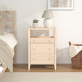 Modern Farmhouse Nightstand with a Pull-Out Shelf and CPAP-Friendly Design