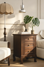 Curved Leg Vintage Bedside Table