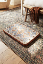 Large Dog Bed - Classic Oriental & Persian Boho Vintage, Washable Cover, Crate & Home Use