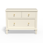 Patina Wide 3-Drawer Nightstand with Charging (28.5")