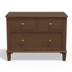 Patina Wide 3-Drawer Nightstand with Charging (28.5")