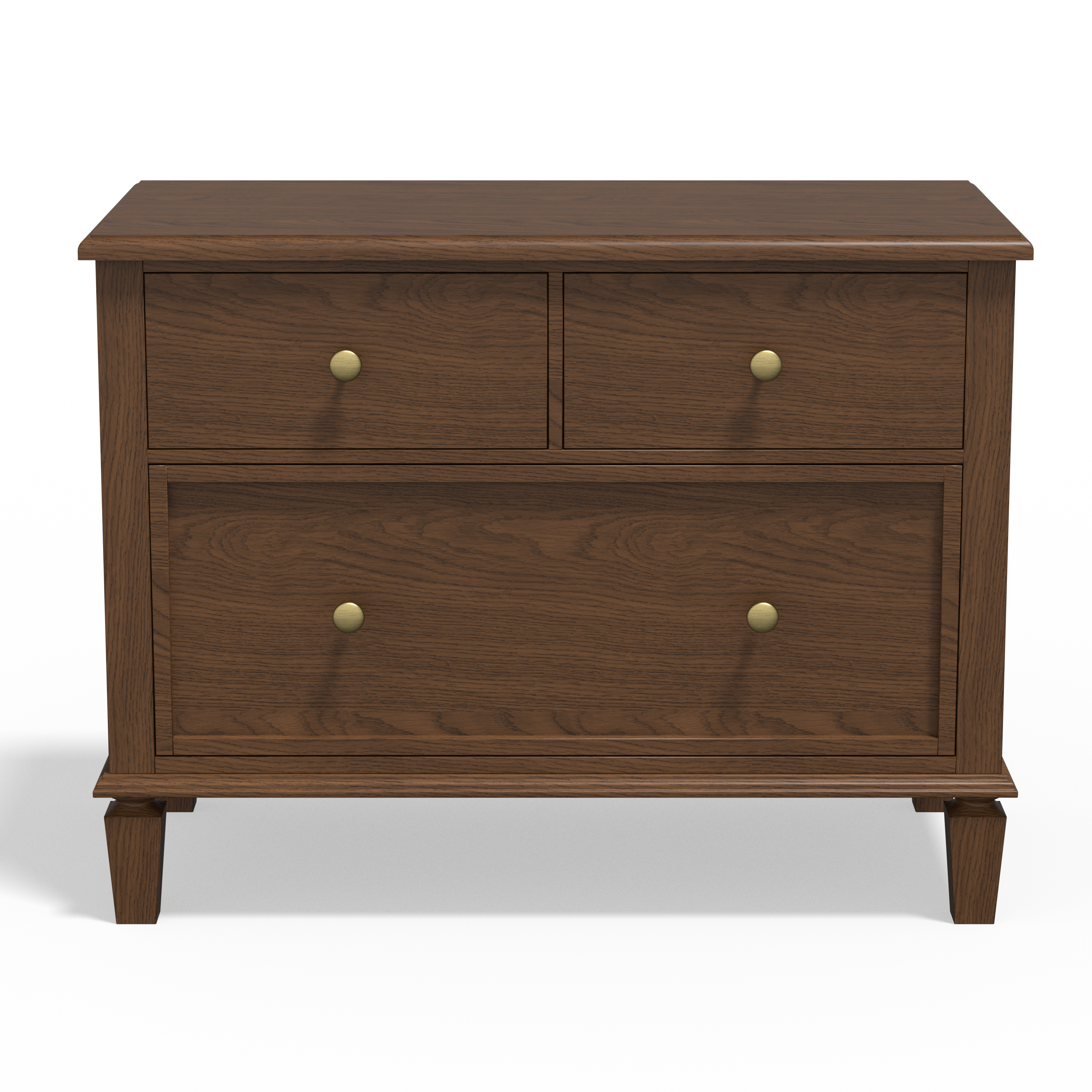 Patina Wide 3-Drawer Nightstand with Charging (28.5")