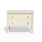 Lumière Antique 2-Drawer Nightstand with Charging