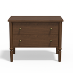 Lumière Antique 2-Drawer Nightstand with Charging