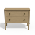 Lumière Antique 2-Drawer Nightstand with Charging
