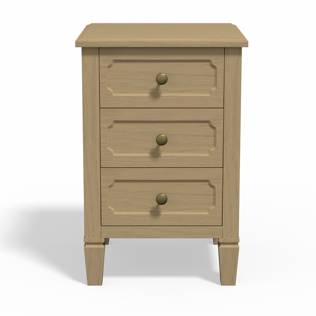 Loom 3-Drawer Nightstand with Charging