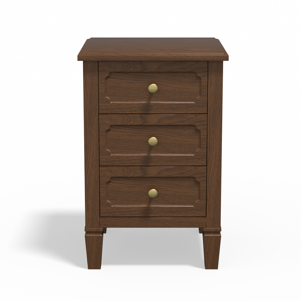 Loom 3-Drawer Nightstand with Charging