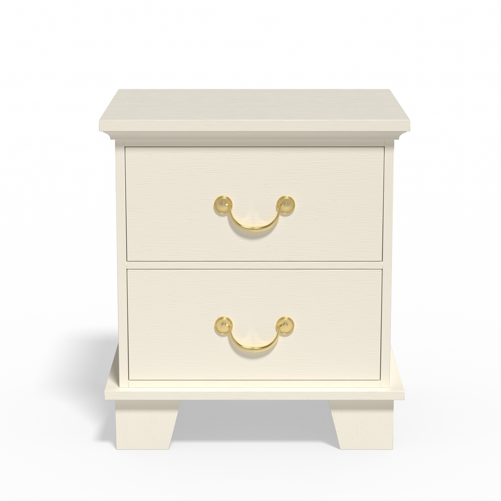 Ember Farmhouse 2-Drawer Nightstand (25.7")