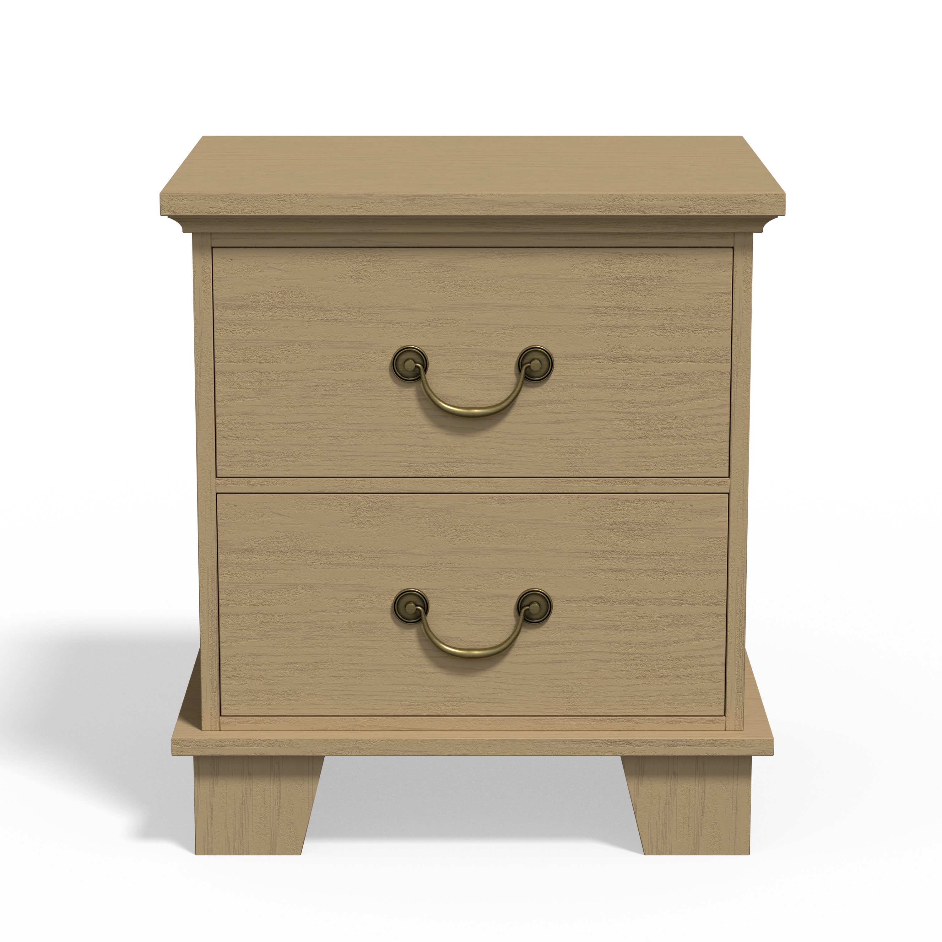 Ember Farmhouse 2-Drawer Nightstand (25.7")