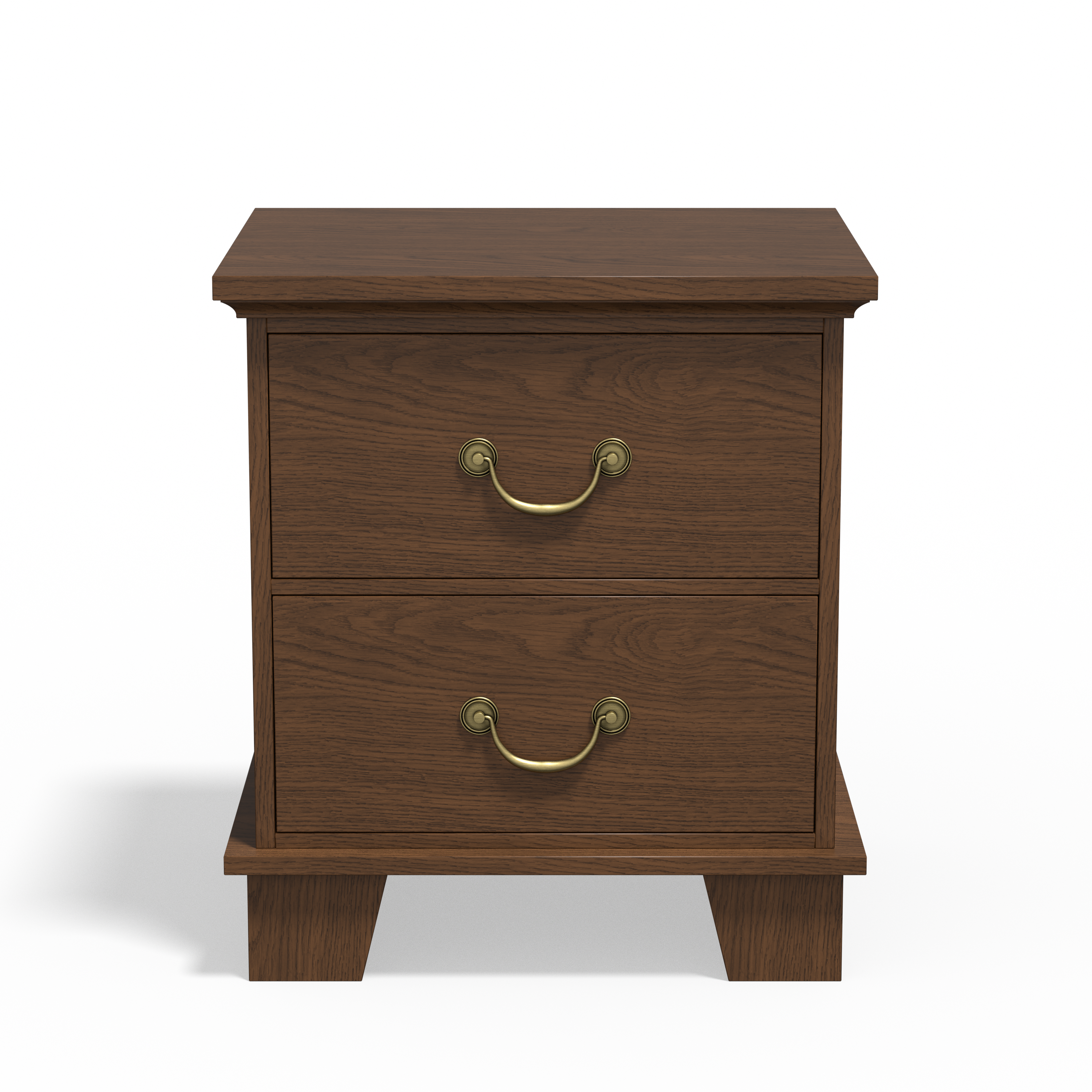 Ember Farmhouse 2-Drawer Nightstand (25.7")