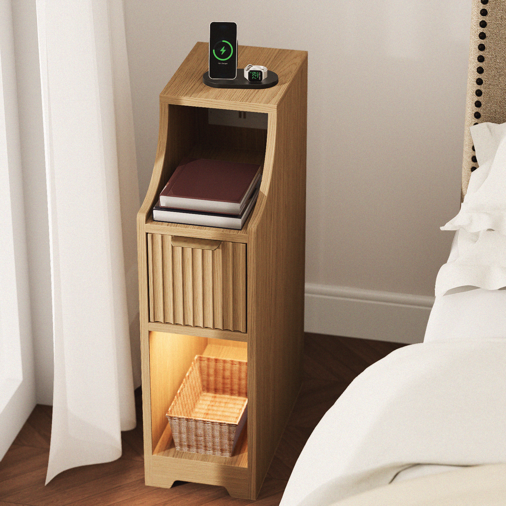 Modern Narrow Nightstand