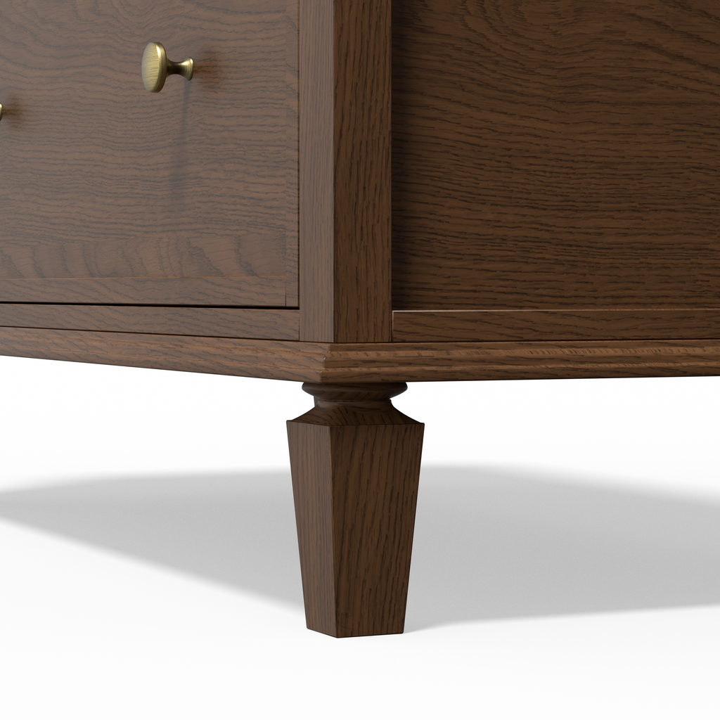 Patina Wide 3-Drawer Nightstand with Charging (28.5")