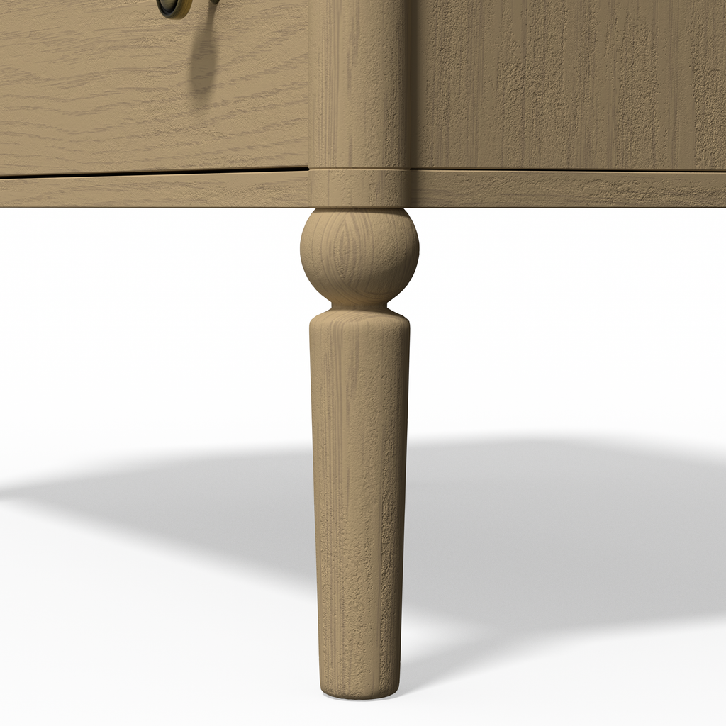 Lumière Antique 2-Drawer Nightstand with Charging