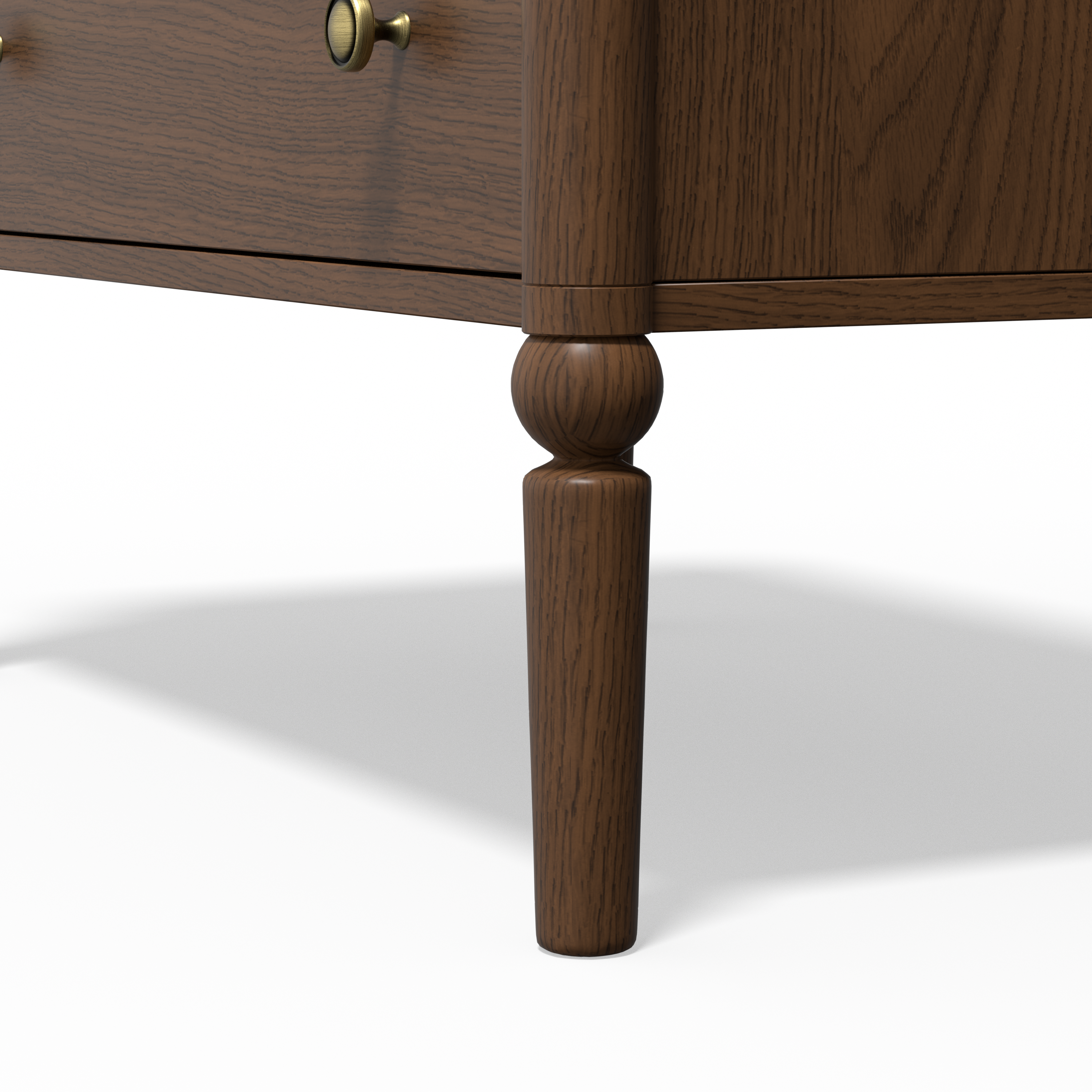 Lumière Antique 2-Drawer Nightstand with Charging