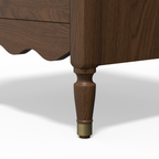 Ridge Antique Nightstand with Chargin