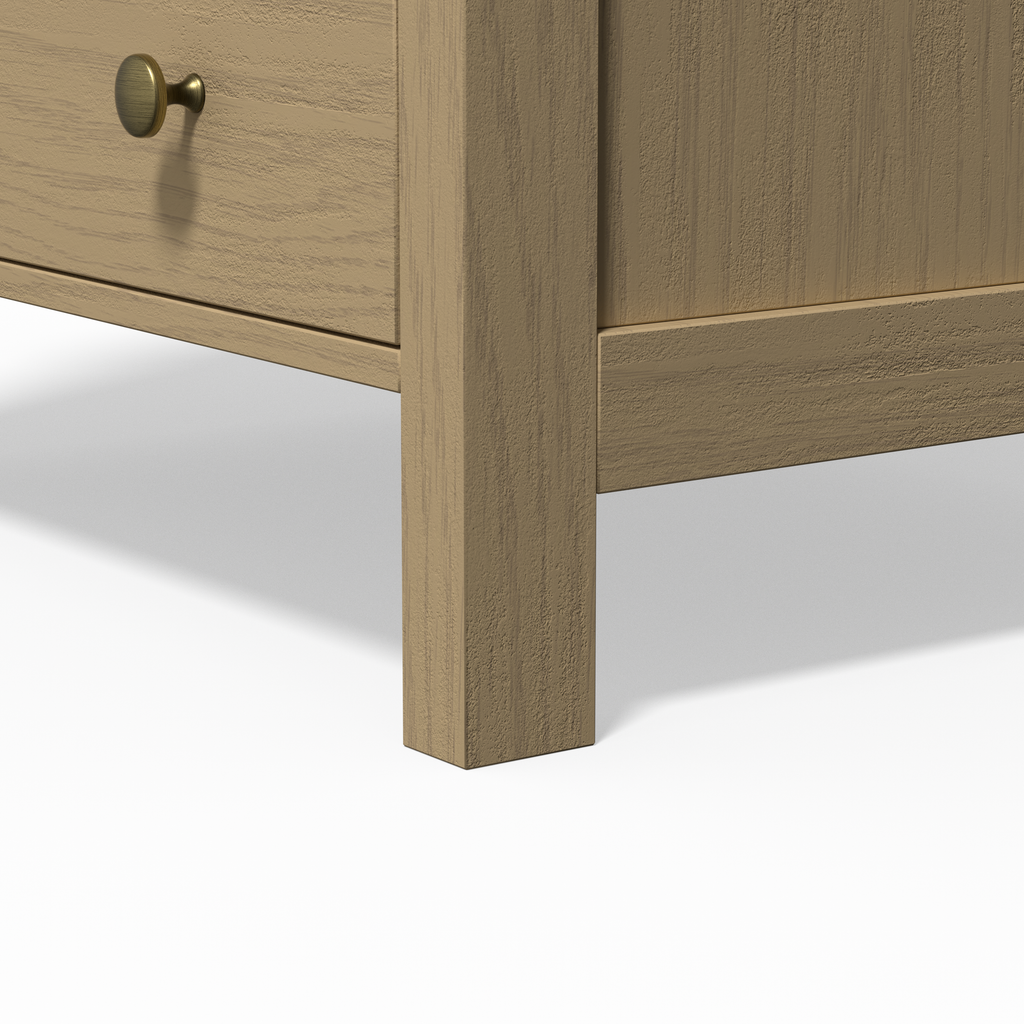 Relic Nook Farmhouse 4-Drawer Nightstand (28.5")